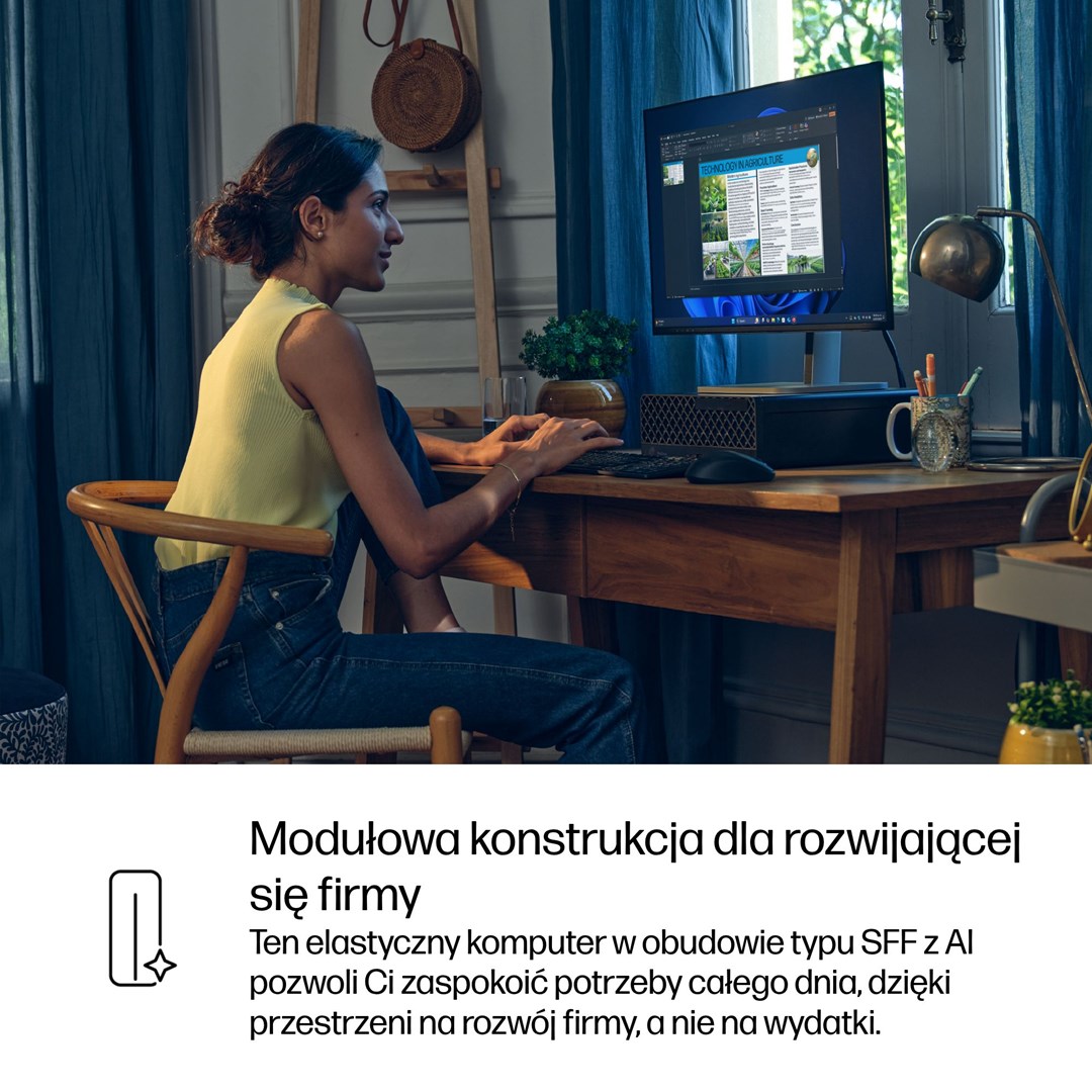 HP ProDesk 4 SFF G1i Desktop AI PC Core 5 225 16GB DDR5 5600 SSD512 Arc Graphics 130T W11Pro 3YOnSite