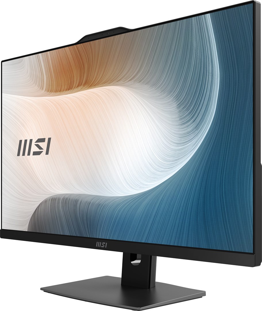 MSI AIO Modern AM272P 1M-1098EU Core5-120U 27" IPS LED FHD Non-Touch Anti-Glare 8GB SSD500GB M.2 AX211 WiFi 6E Windows 11 Pro Black