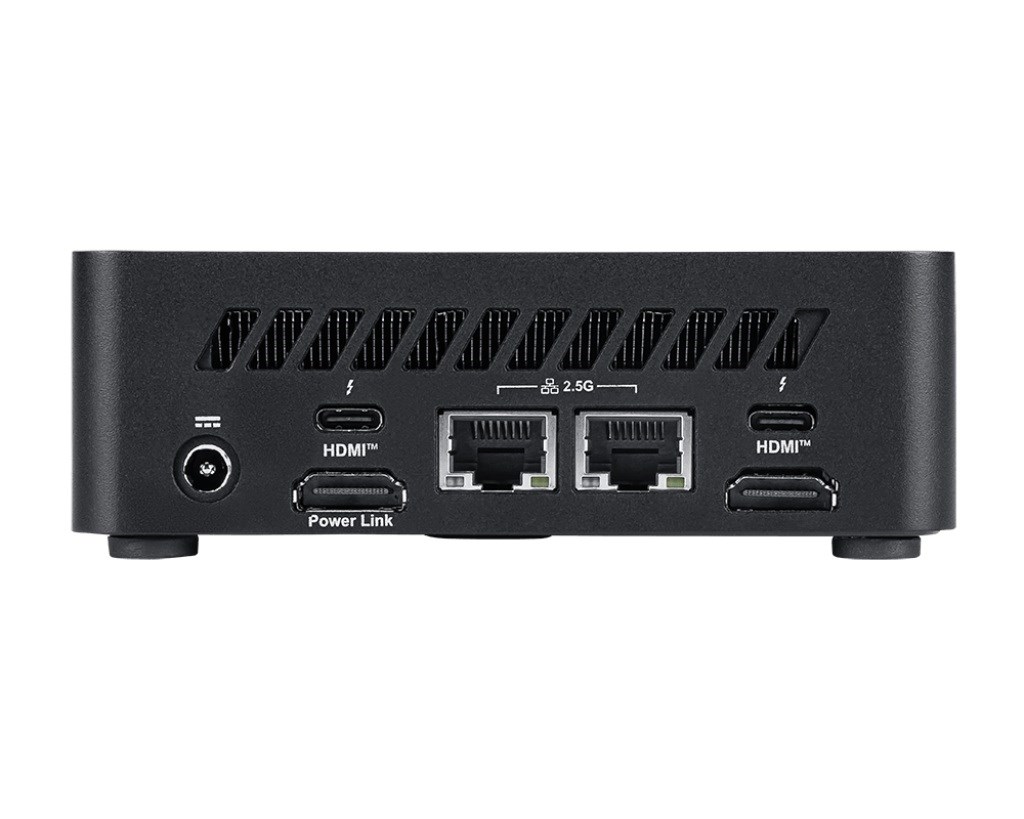 MSI Cubi NUC AI 1UMG-06SEU Intel Core Ultra 7 155H 16GB SSD1TB Intel Arc graphics AX211 WiFi 6E Windows 11 Pro Black