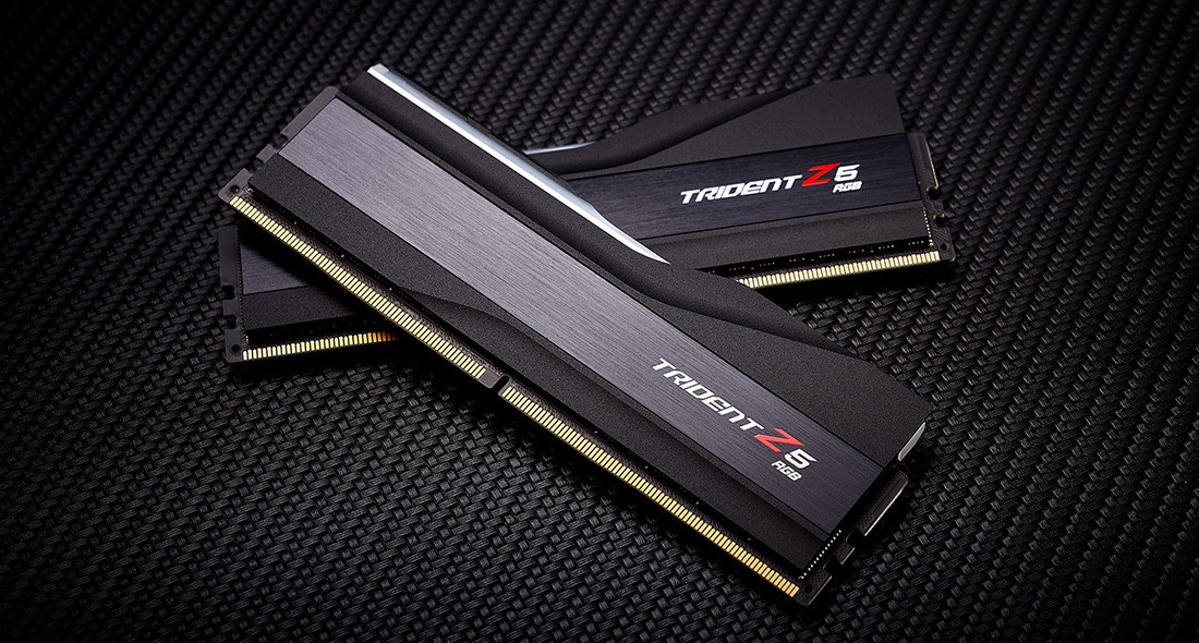 G.SKILL TRIDENT Z5 RGB DDR5 2X64GB 6000MHZ CL34 XMP3 BLACK F5-6000J3444F64GX2-TZ5RK