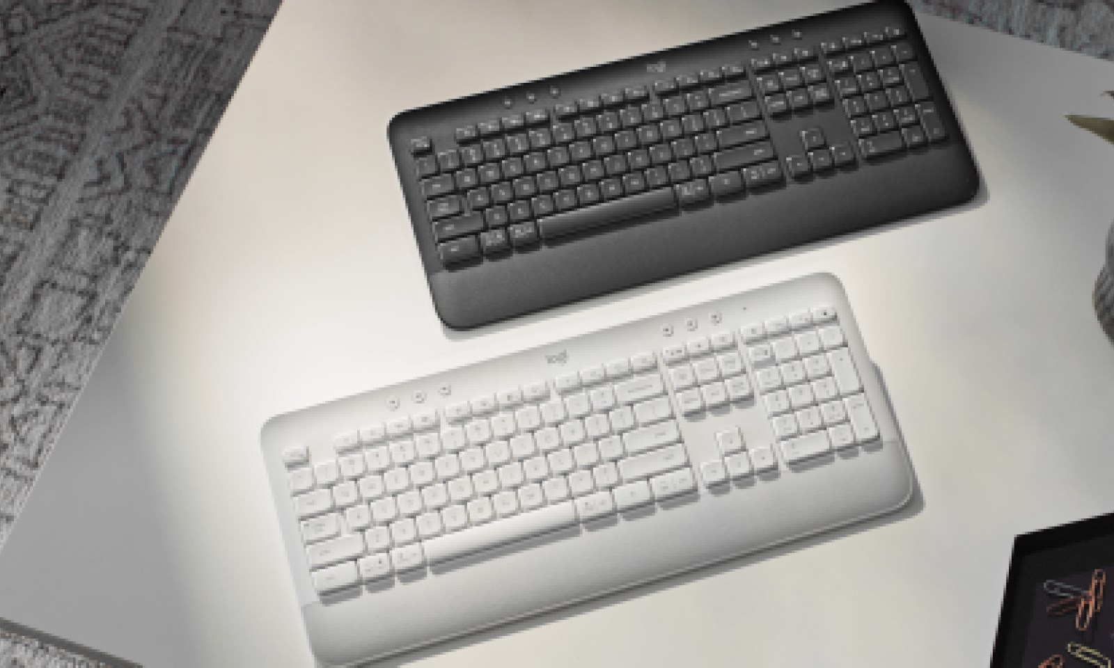 Logitech Signature K650 klawiatura Biuro Bluetooth QWERTZ Niemiecki Grafitowy