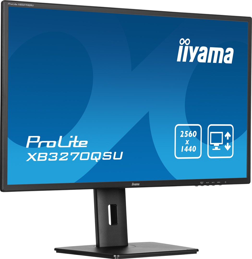 iiyama ProLite XB3270QSU-B1 monitor komputerowy 81,3 cm (32") 2560 x 1440 px Wide Quad HD LED Czarny