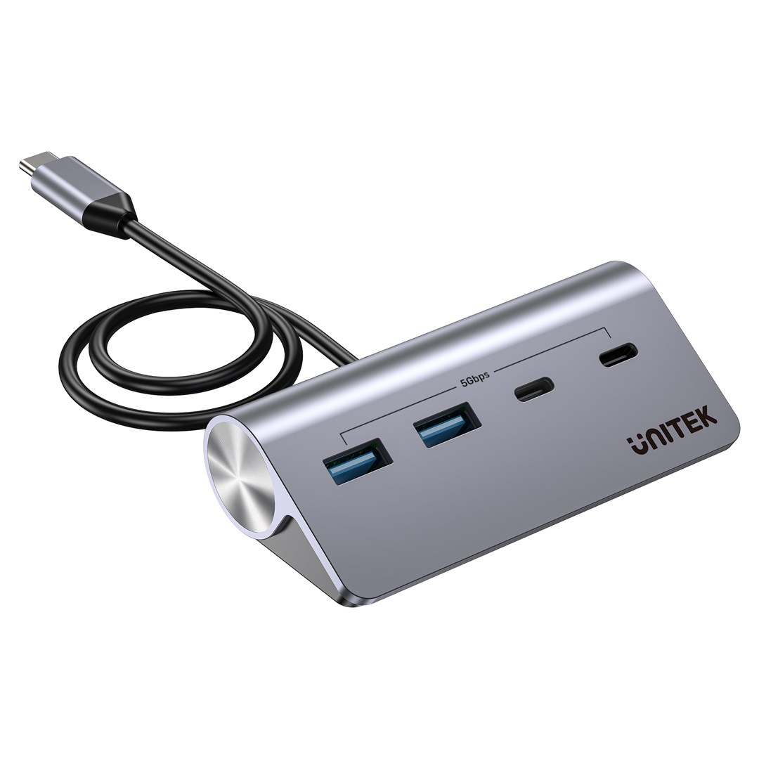 UNITEK HUB ALUMINIOWY USB-A/C 2X USBA 2X USBC 5GBP