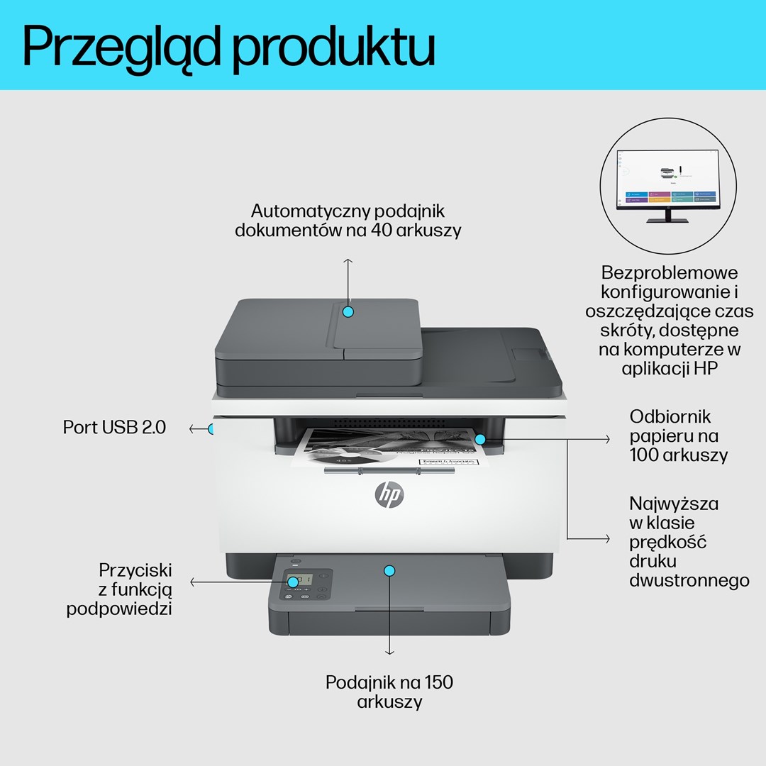 Drukarka wielofunkcyjna HP LaserJet MFP M234SDN