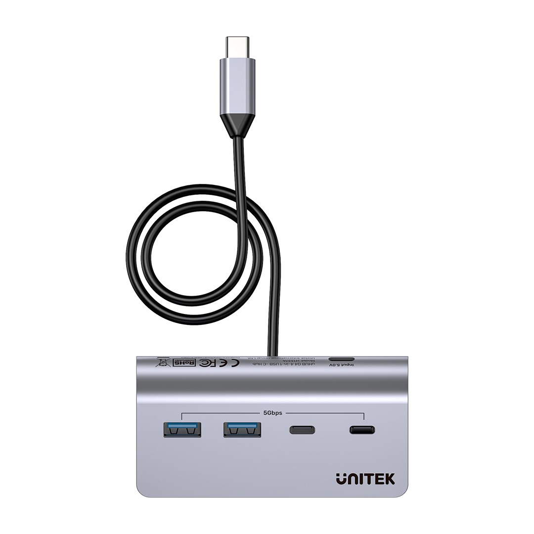 UNITEK HUB ALUMINIOWY USB-A/C 2X USBA 2X USBC 5GBP