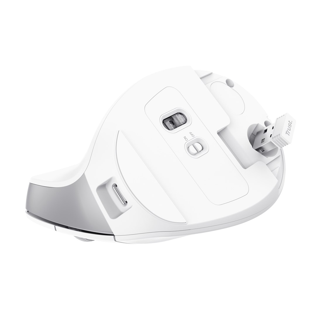 Mysz Trust BAYO II ERGONOMIC WIRELESS White