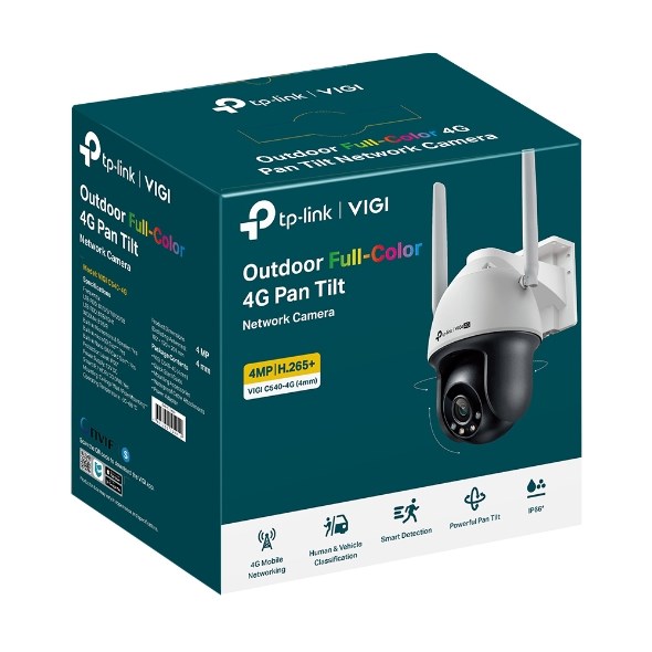 VIGI 4MP 4G NETWORK CAMERA/LTE FULL-COLOR WI-FI PAN/TILT