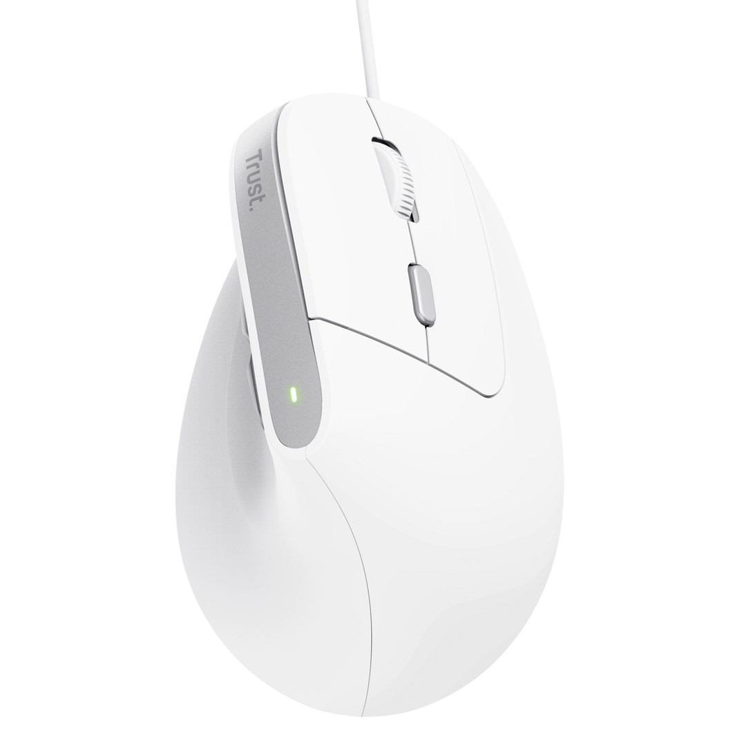 Mysz Trust BAYO II ERGONOMIC White