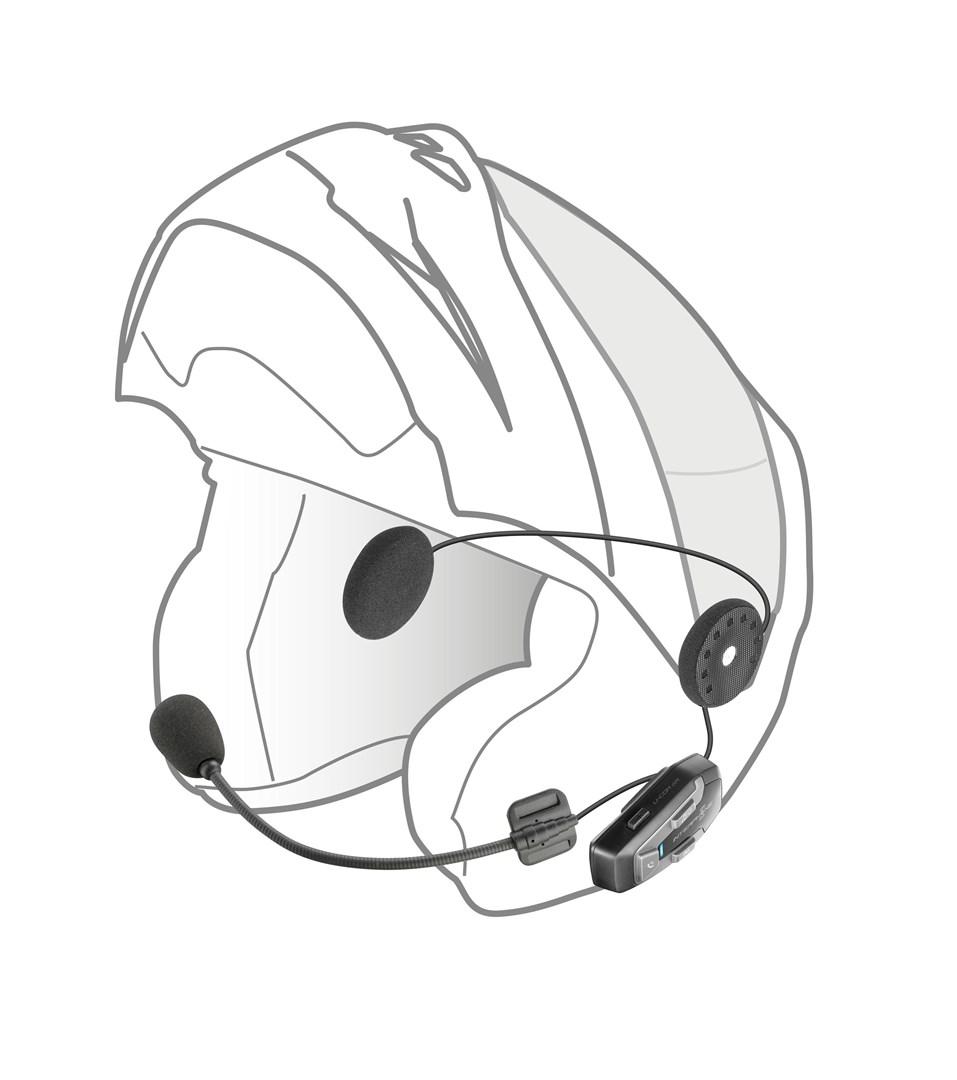 Interkom motocyklowy INTERPHONE U-COM 6R, komplet na 2 kaski