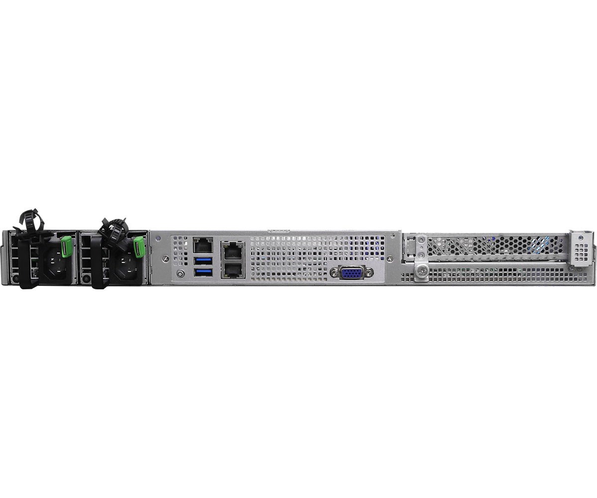 Platforma ASRock Rack (1U) AMD Epyc 9004 (4xLFF, 4XSFF, 2x10GbE, Red. PSU, IPMI)