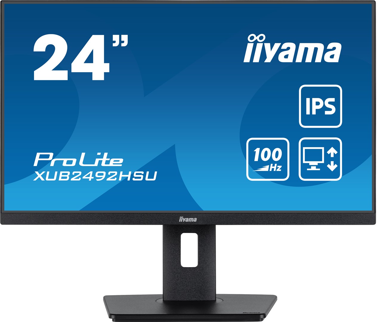 iiyama XUB2492HSU-B6 monitor komputerowy 60,5 cm (23.8") 1920 x 1080 px Full HD LED Czarny