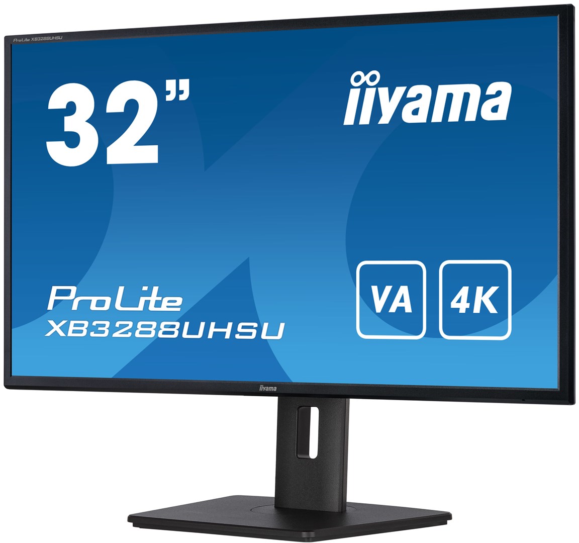 iiyama ProLite XB3288UHSU-B5 monitor komputerowy 80 cm (31.5") 3840 x 2160 px 4K Ultra HD LCD Czarny