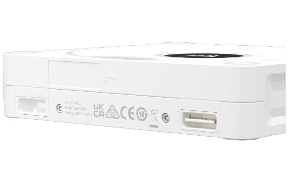 Corsair CO-9051005-WW system chłodzenia komputerów Obudowa komputera Wentylator 12 cm Biały 1 szt.