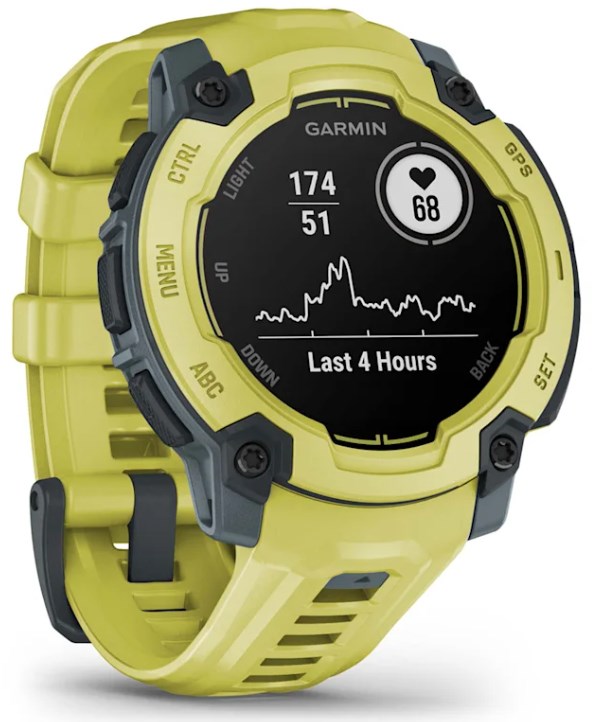 Zegarek sportowy Garmin Instinct E Electric Lime 45mm Limonkowy