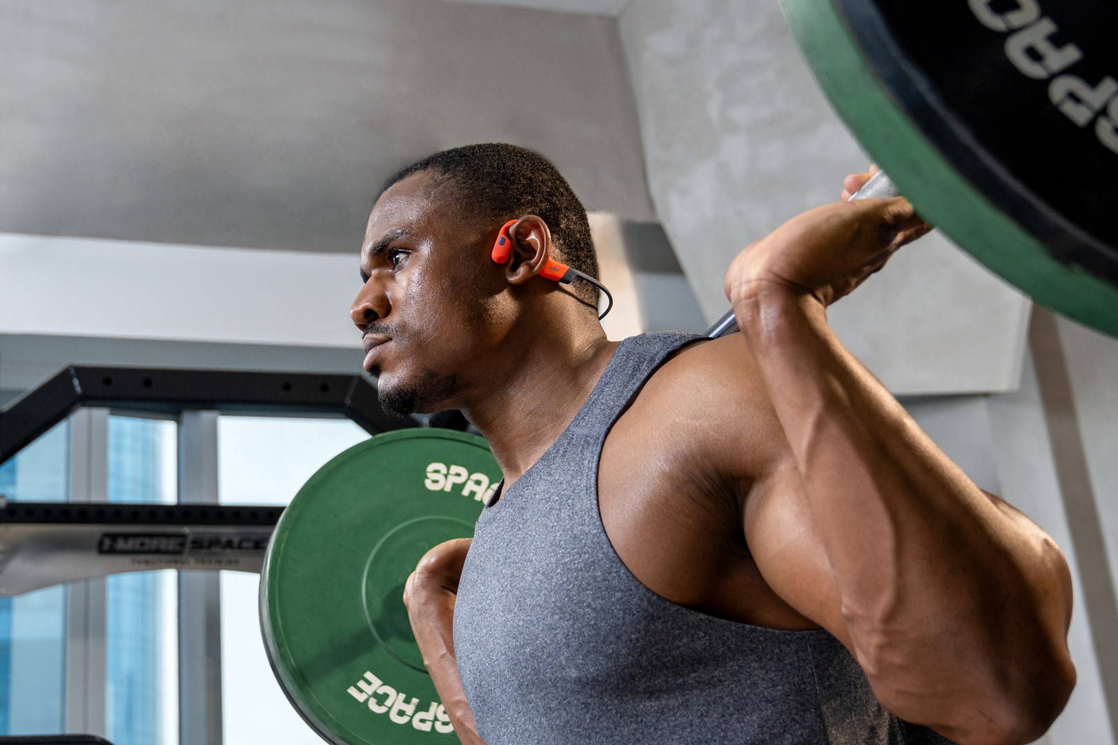 Słuchawki bezprzewodowe kostne Shokz OpenSwim Pro Grey