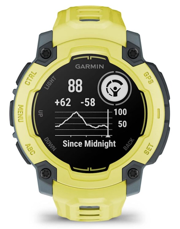 Zegarek sportowy Garmin Instinct E Electric Lime 45mm Limonkowy