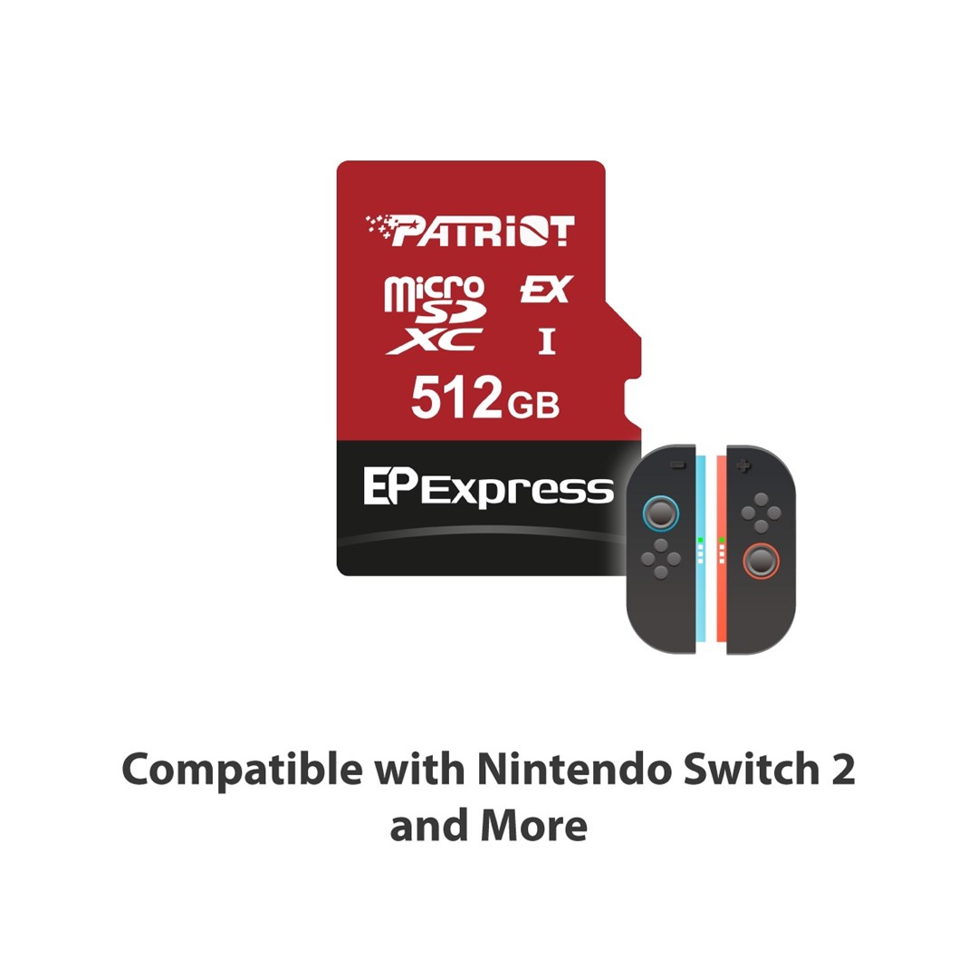 Patriot EP Micro SDXC Express 512GB 800/600 MB/s U3