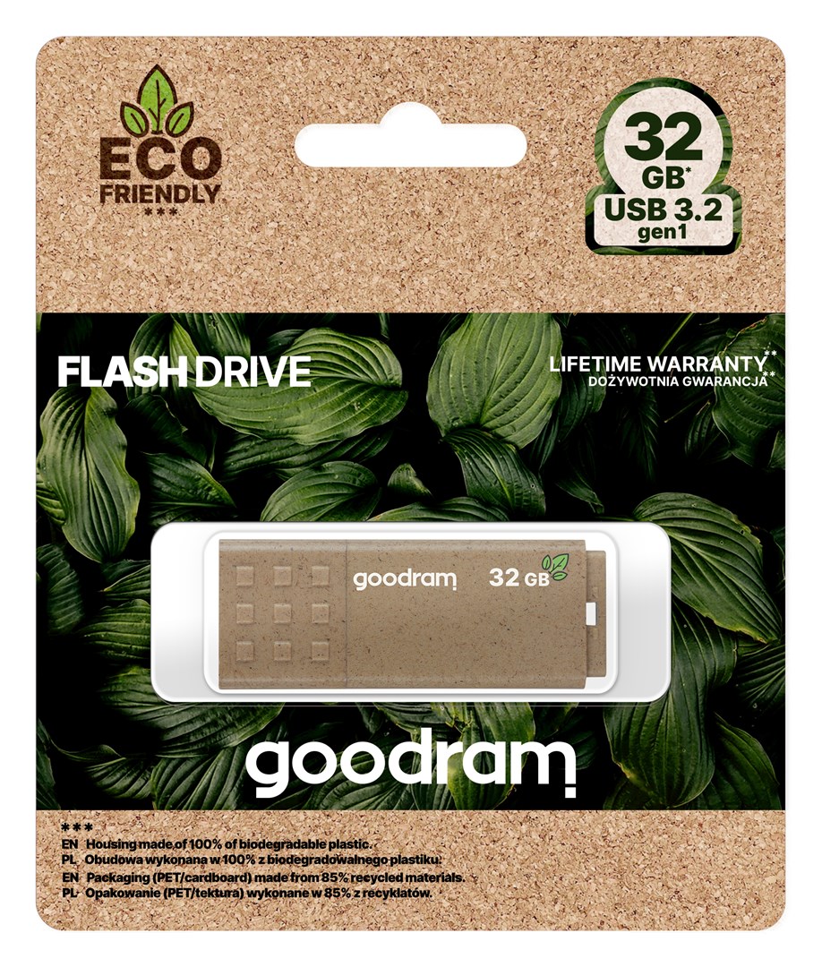 GOODRAM FLASHDRIVE 32GB UME3 ECO FRIENDLY USB 3.0