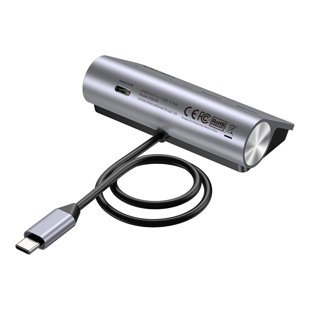 UNITEK HUB ALUMINIOWY USB-A/C 2X USBA 2X USBC 5GBP