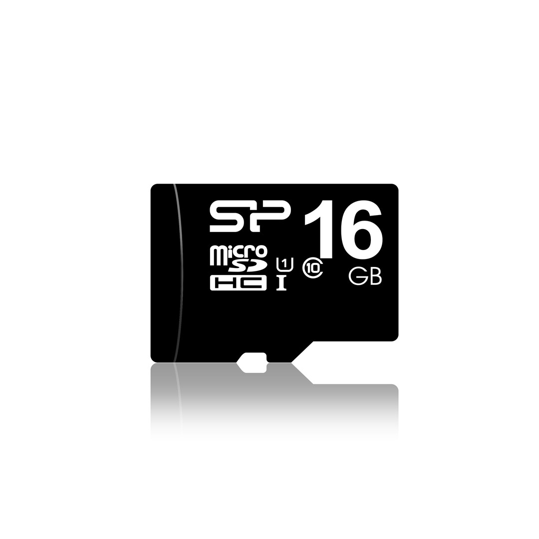Karta pamięci Silicon Power microSDHC 16GB Class 10 + ADAPTER microSD-SD (SP016GBSTH010V10SP)