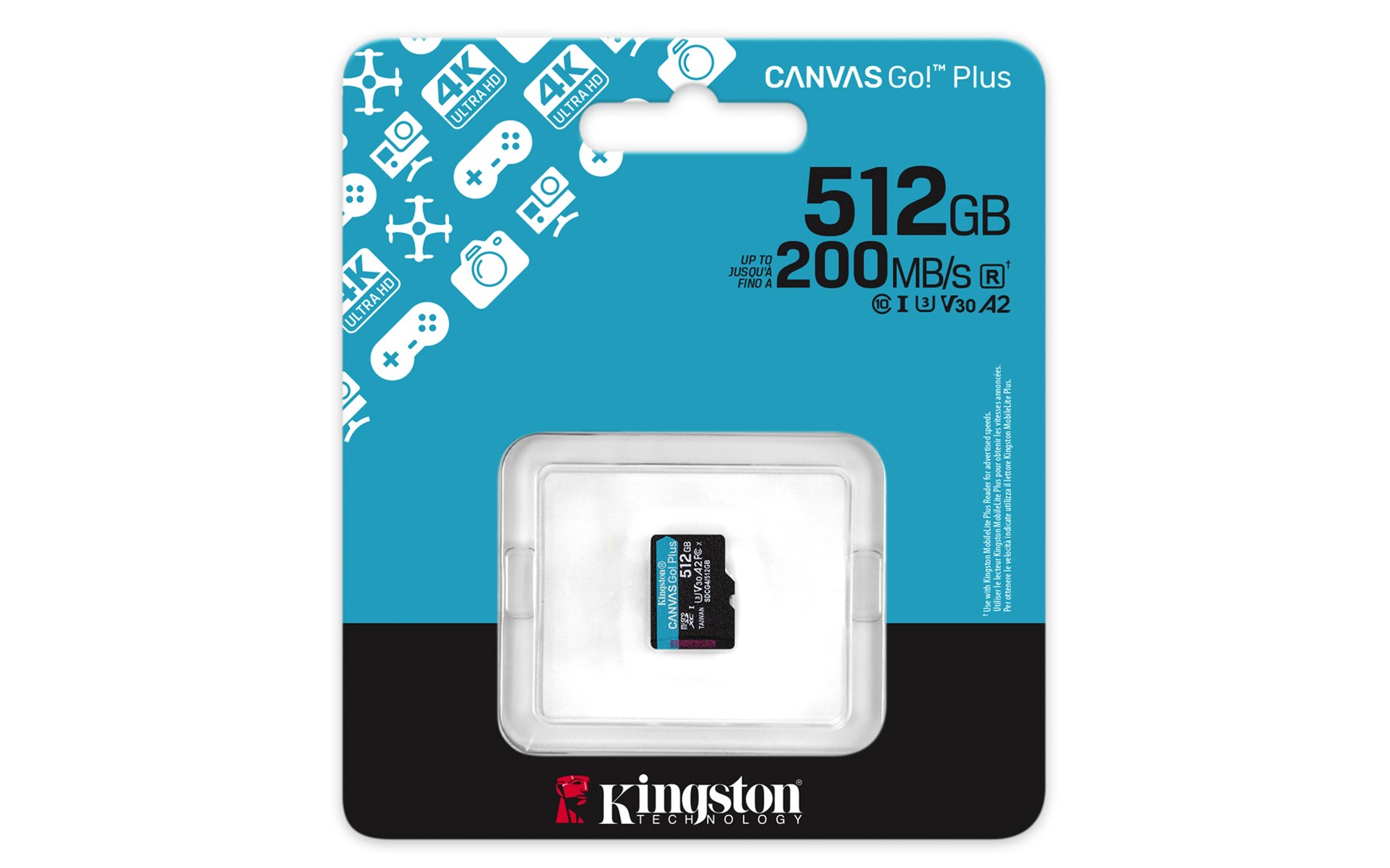KINGSTON microSDXC Canvas Go Plus 512GB