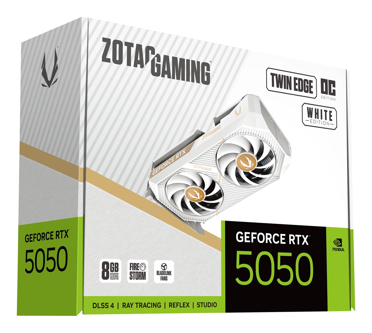 Karta graficzna ZOTAC GAMING GeForce RTX 5050 Twin Edge OC White