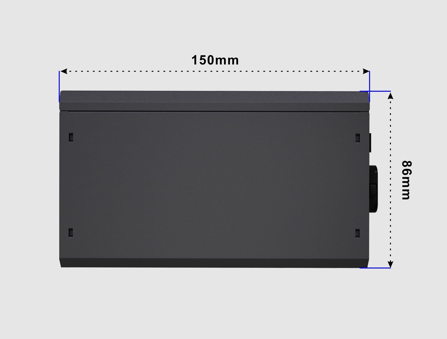 GEMBIRD ZASILACZ KOMPUTEROWY FORNAX POWER 80+ BRONZE ATX, 850W, AKTYWNE PFC, 12CM WENTYLATOR