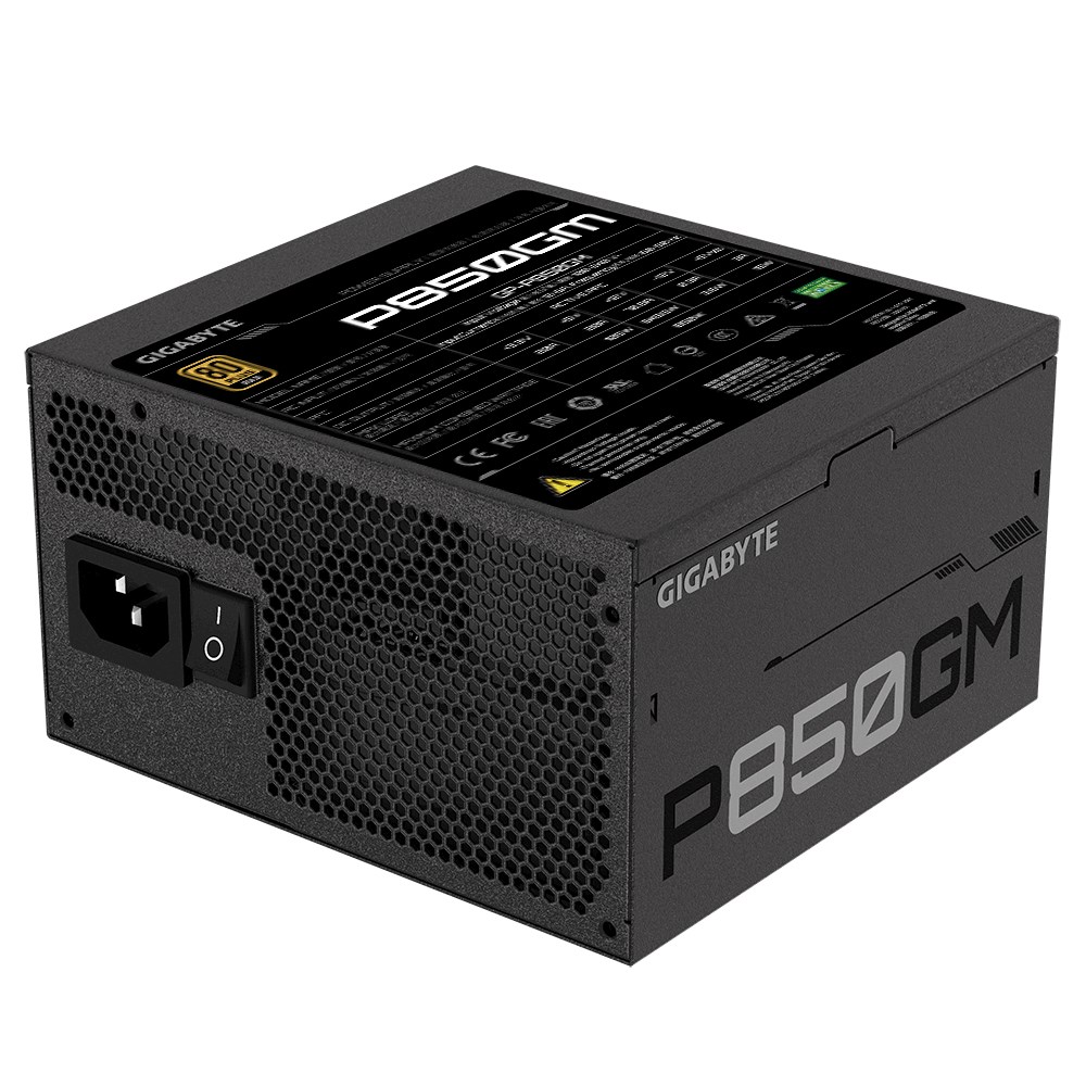 Gigabyte P850GM moduł zasilaczy 850 W 20+4 pin ATX ATX Czarny