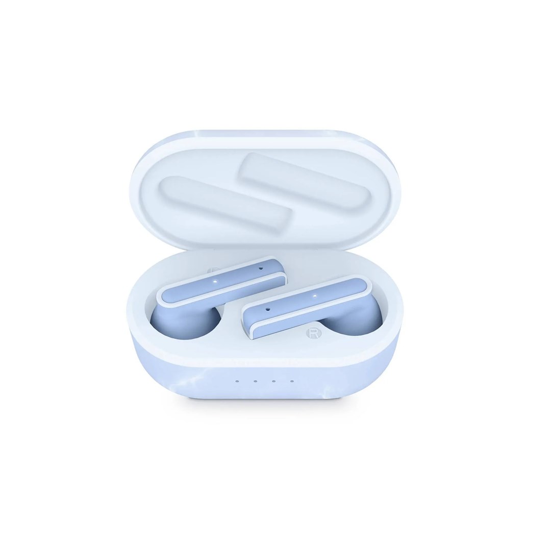 Energy Sistem Senshi Eco Zestaw słuchawkowy True Wireless Stereo (TWS) Douszny Połączenia/Muzyka/Sport/Codzienność Bluetooth Jasny Niebieski