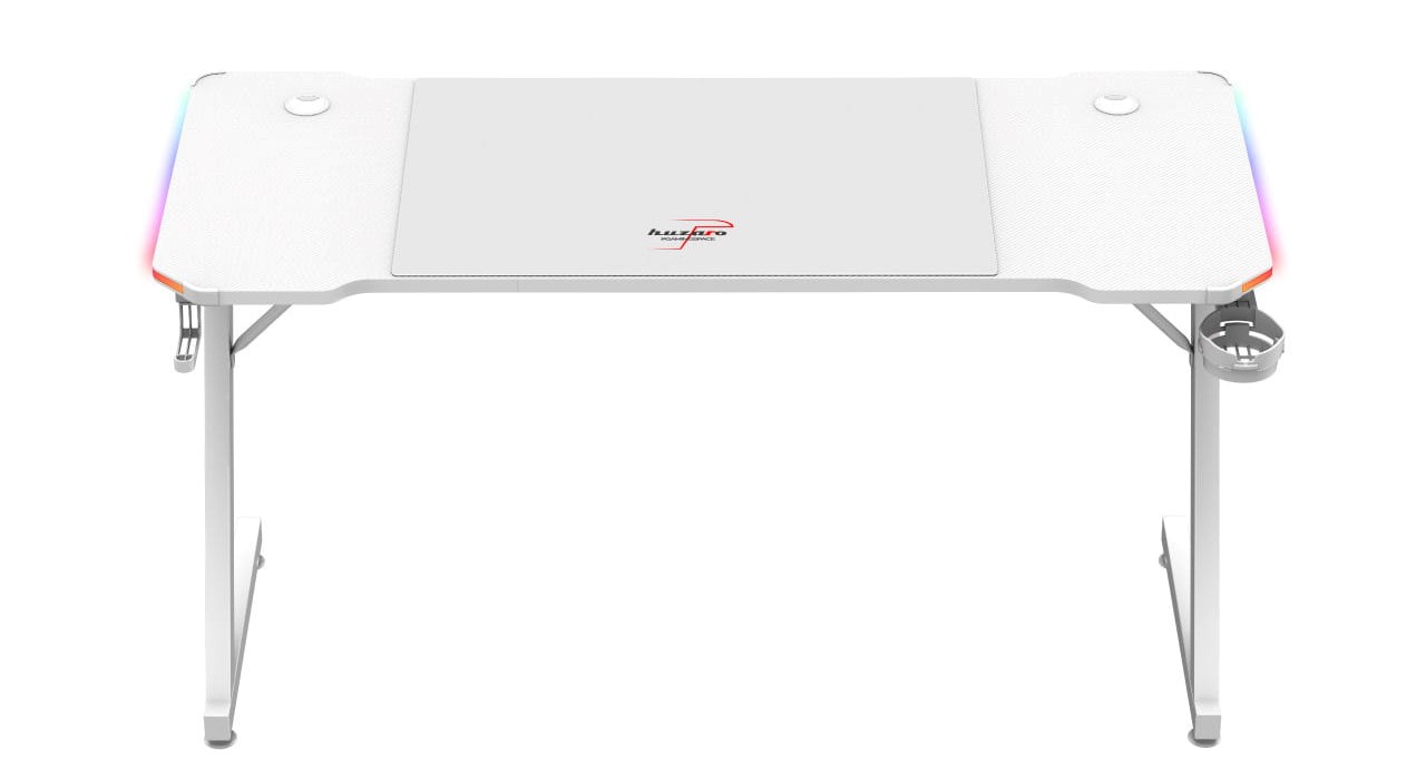 Biurko gamingowe Huzaro Hero 3.3 White RGB