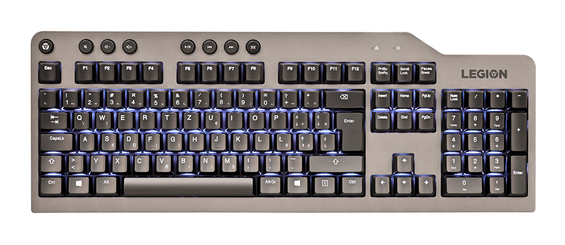 Klawiatura Lenovo Legion K500 RGB Gaming Czarna