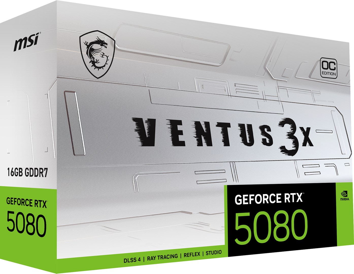 Karta graficzna MSI GeForce RTX 5080 16GB VENTUS 3X OC WHITE GDDR7