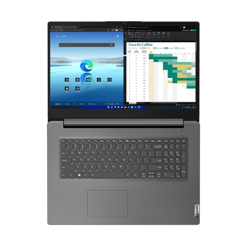 Lenovo V17 G4 IRU i7-13620H 17.3" FHD IPS 300nits AG 16GB DDR4 3200 SSD512 Intel UHD Graphics 45Wh Cam720p W11Pro Iron Grey 3Y OnSite