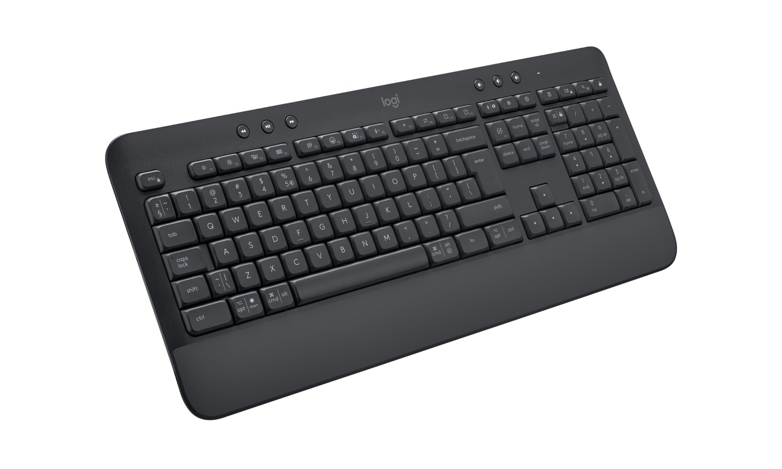 Logitech Signature K650 klawiatura Biuro Bluetooth QWERTY Amerykański międzynarodowy Grafitowy