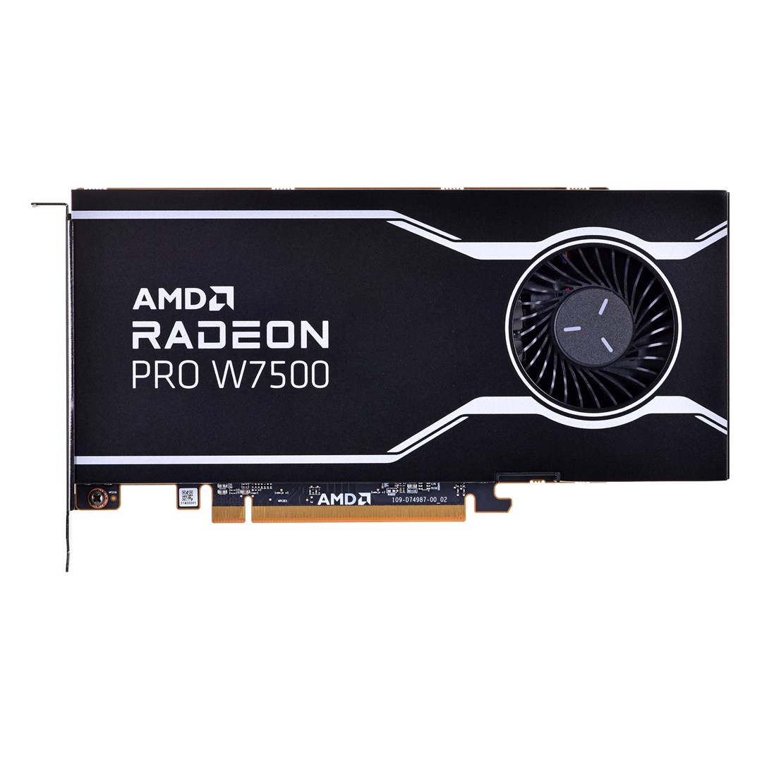 Karta graficzna AMD Radeon Pro W7500 8GB GDDR6, 4x DisplayPort 2.1, 70W, PCI Gen4 x8