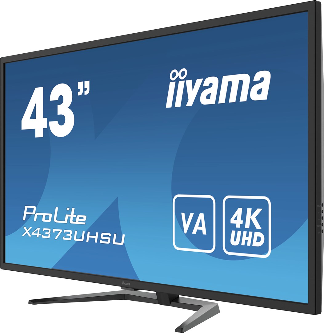 iiyama ProLite X4373UHSU-B1 monitor komputerowy 108 cm (42.5") 3840 x 2160 px 4K Ultra HD Czarny