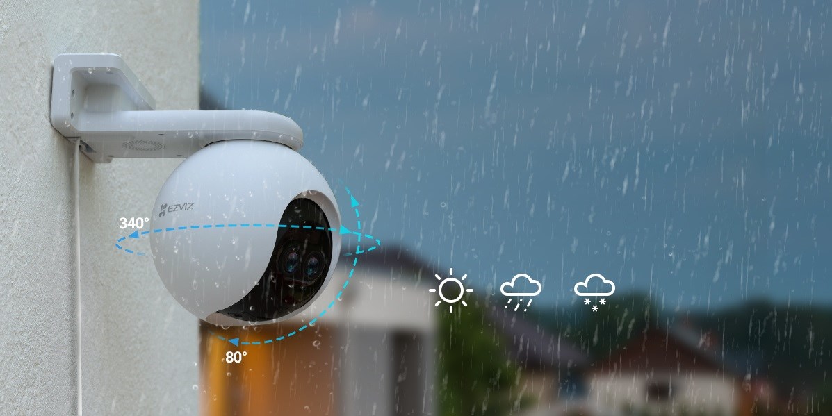 KAMERA IP EZVIZ C8PF (Dual Lens outdoor PTZ camera) (WYPRZEDAŻ)