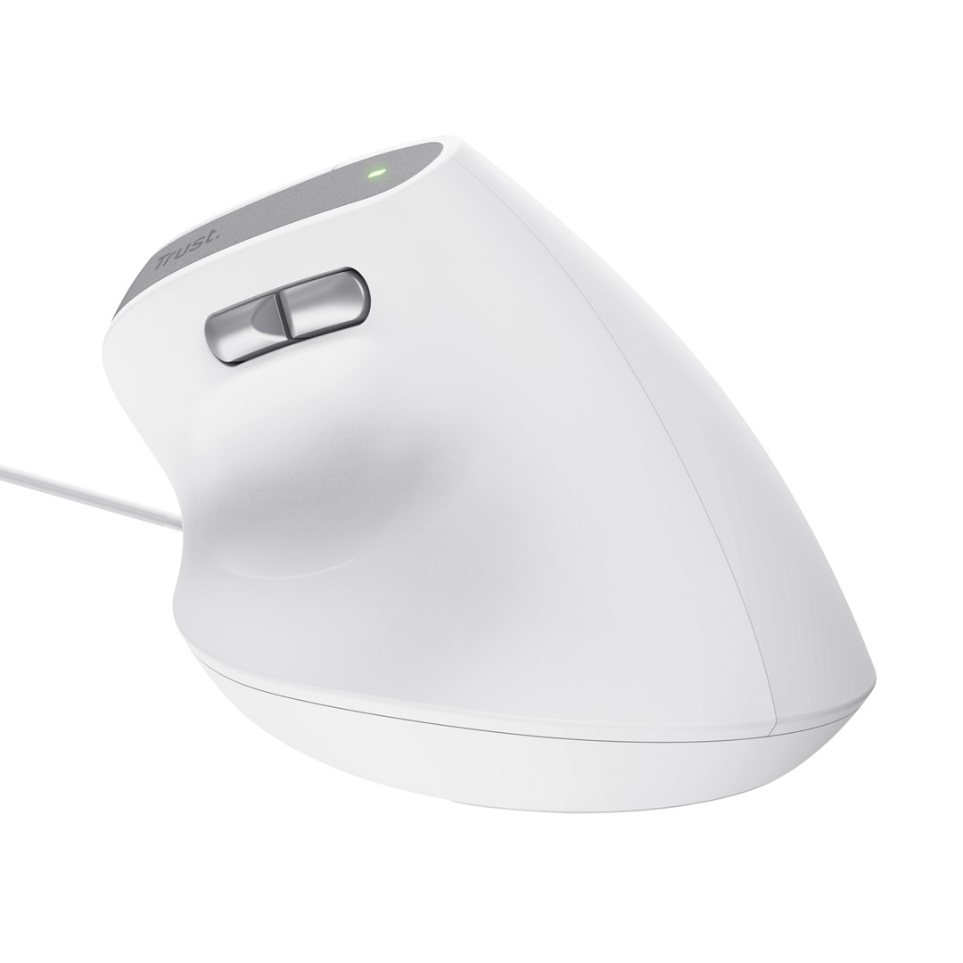 Mysz Trust BAYO II ERGONOMIC White