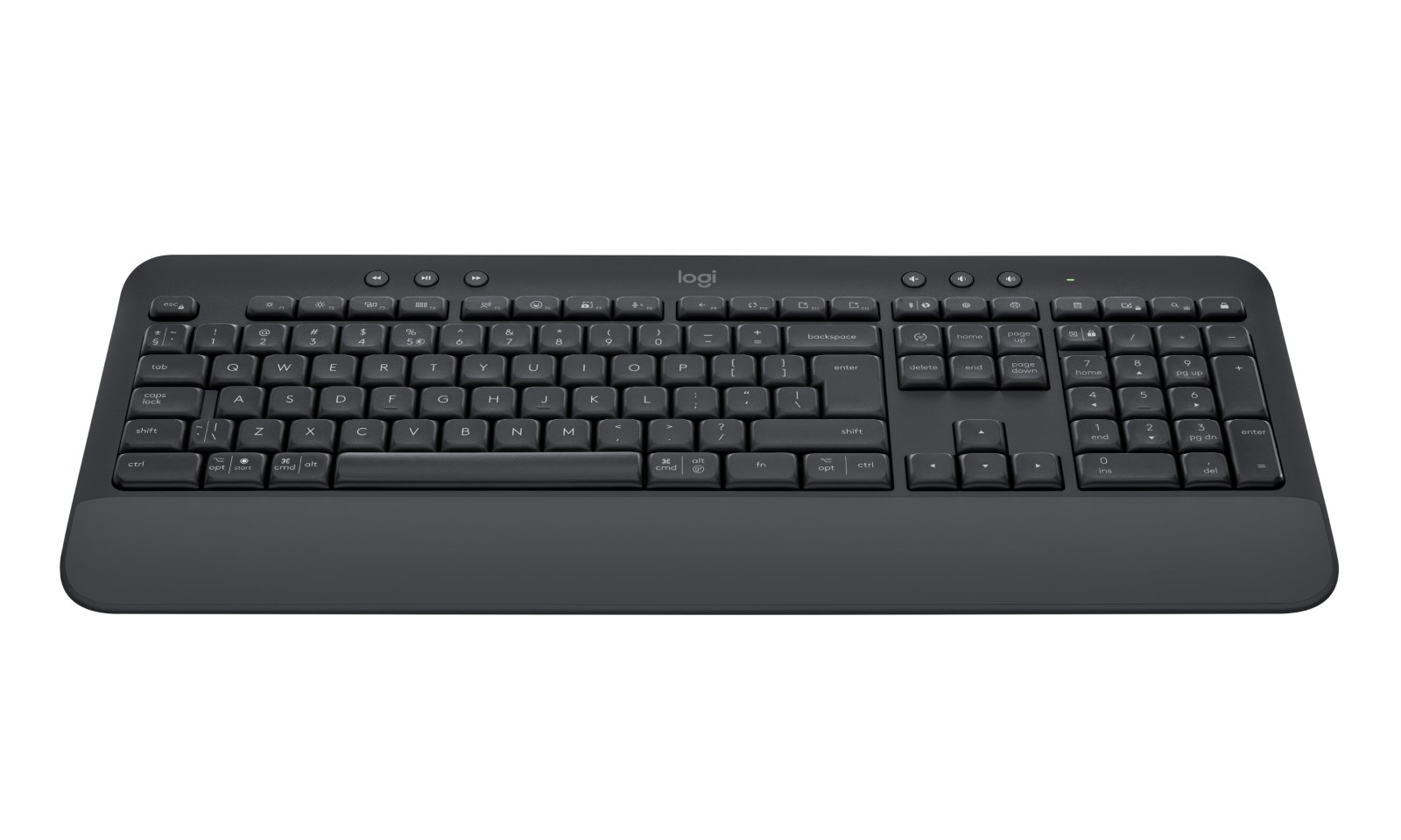 Logitech Signature K650 klawiatura Biuro Bluetooth QWERTY Amerykański międzynarodowy Grafitowy