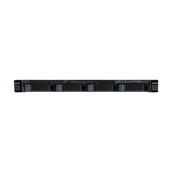 Platforma MSI Rack (1U) AMD S1102-02 Epyc 4004/4005 Ryzen 7000/9000 (4x 3,5"/2,5", 2xM.2, 2x10Gbe, IPMI, 1+1 450W)