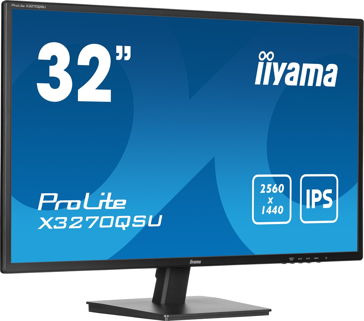 iiyama ProLite X3270QSU-B1 monitor komputerowy 81,3 cm (32") 2560 x 1440 px Wide Quad HD LED Czarny