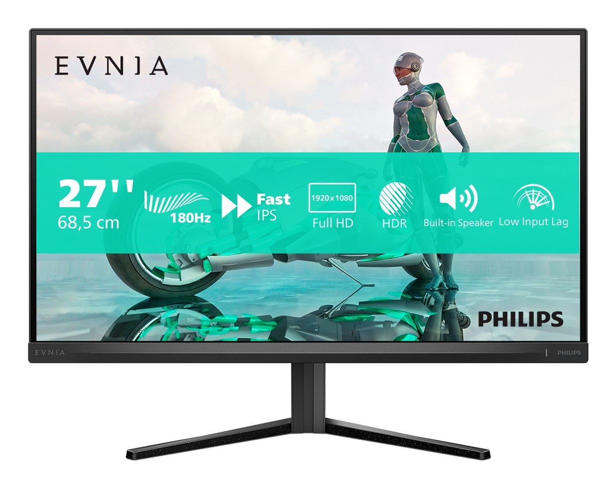 Philips Evnia 27M2N3200S/00 LED display 68,6 cm (27") 1920 x 1080 px Full HD LCD Czarny