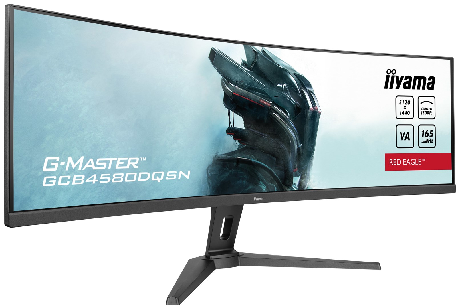 iiyama G-MASTER RED EAGLE CURVED monitor komputerowy 114,3 cm (45") 5120 x 1440 px Dual QHD LED Czarny