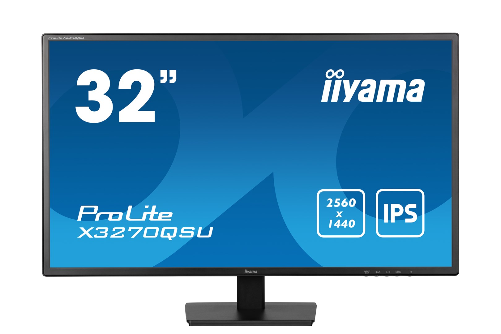 iiyama ProLite X3270QSU-B1 monitor komputerowy 81,3 cm (32") 2560 x 1440 px Wide Quad HD LED Czarny