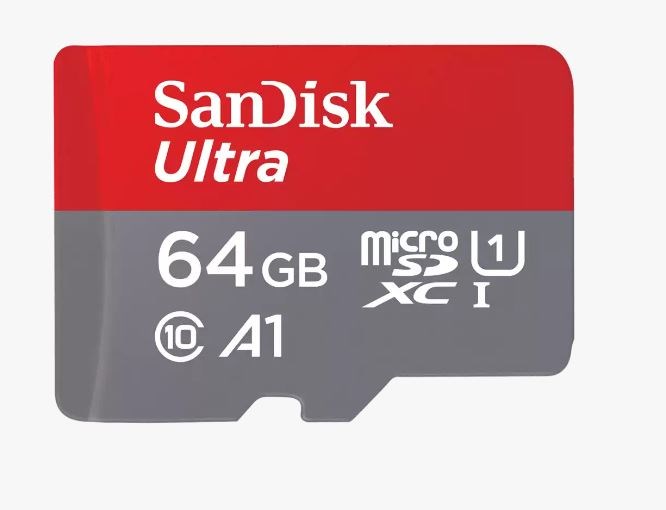 SANDISK ULTRA microSDXC 64GB 140MB/s + SD ADAPTER