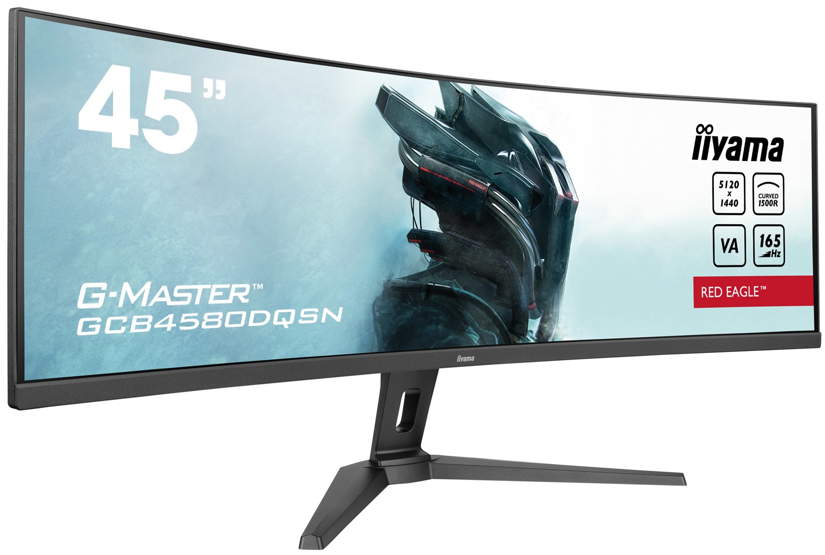 iiyama G-MASTER RED EAGLE CURVED monitor komputerowy 114,3 cm (45") 5120 x 1440 px Dual QHD LED Czarny