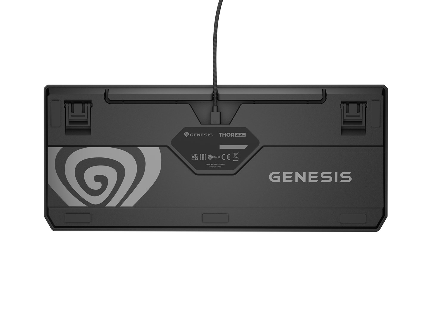 GENESIS Thor 230 TKL klawiatura Gaming USB QWERTY Hiszpański Czarny