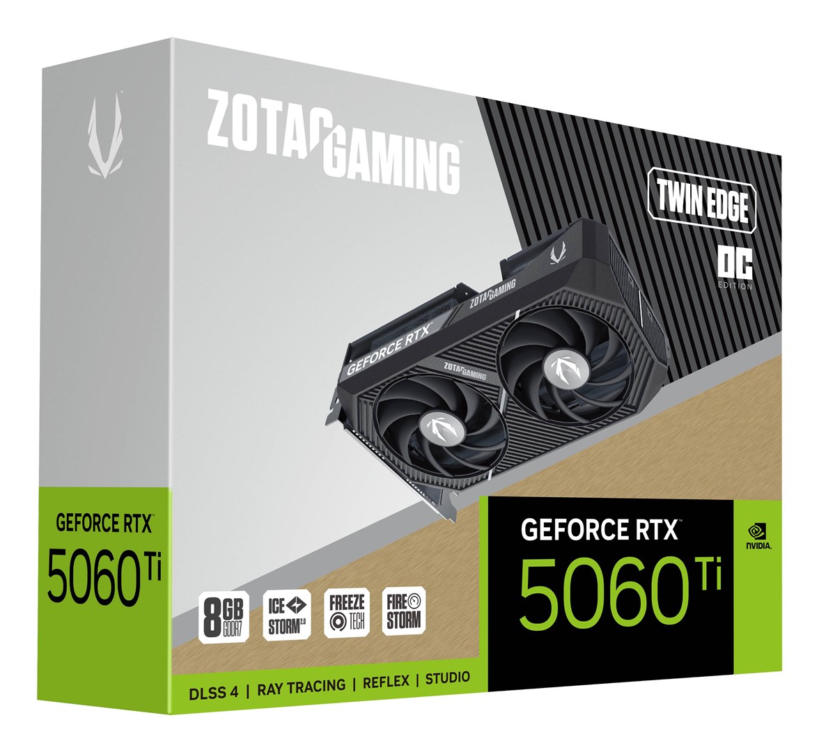 Karta graficzna ZOTAC GAMING GeForce RTX 5060 Ti Twin Edge OC 8GB