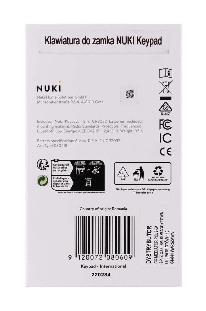 Nuki Keypad