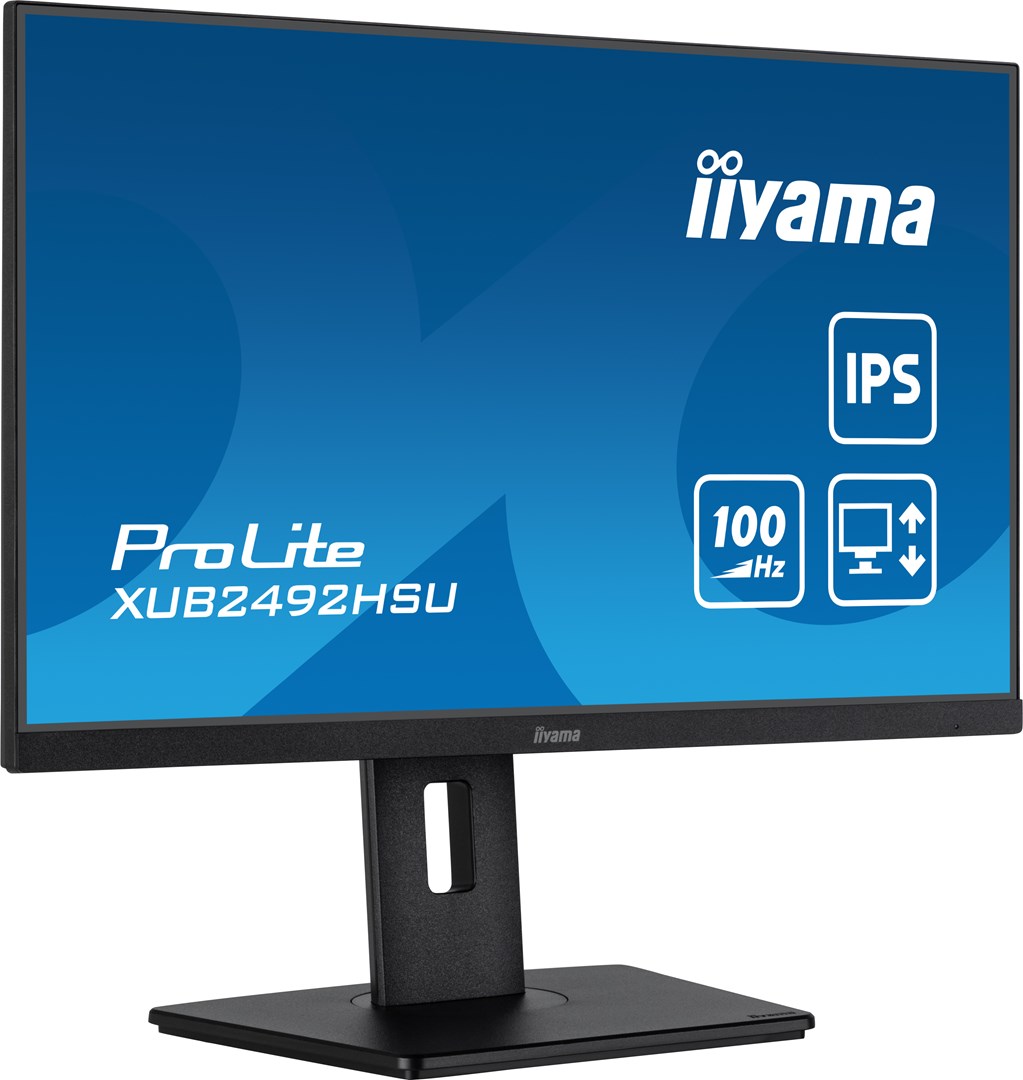 iiyama XUB2492HSU-B6 monitor komputerowy 60,5 cm (23.8") 1920 x 1080 px Full HD LED Czarny